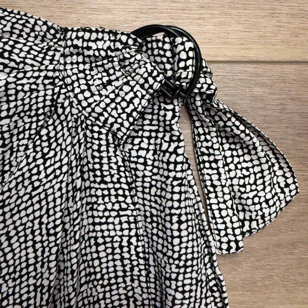 Vintage Platinum Dorothy Schoelen Wrap Skirt 8 Artsy Art to Wear Festival Boho - Picture 4 of 11